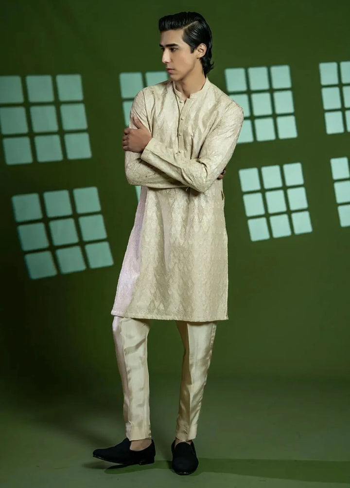 Ahmad Raza Formal Silk Mens 2 Piece Suit AR5153