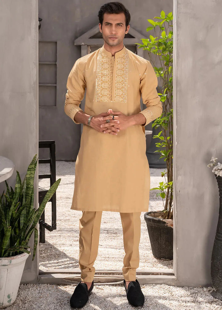 Ahmad Raza Pret Embroidered Cotton 2 Piece Suit AR-5082