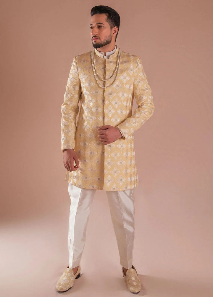 Ahmad Raza Pret Embroidered Silk 3 Piece Suit AR-9005