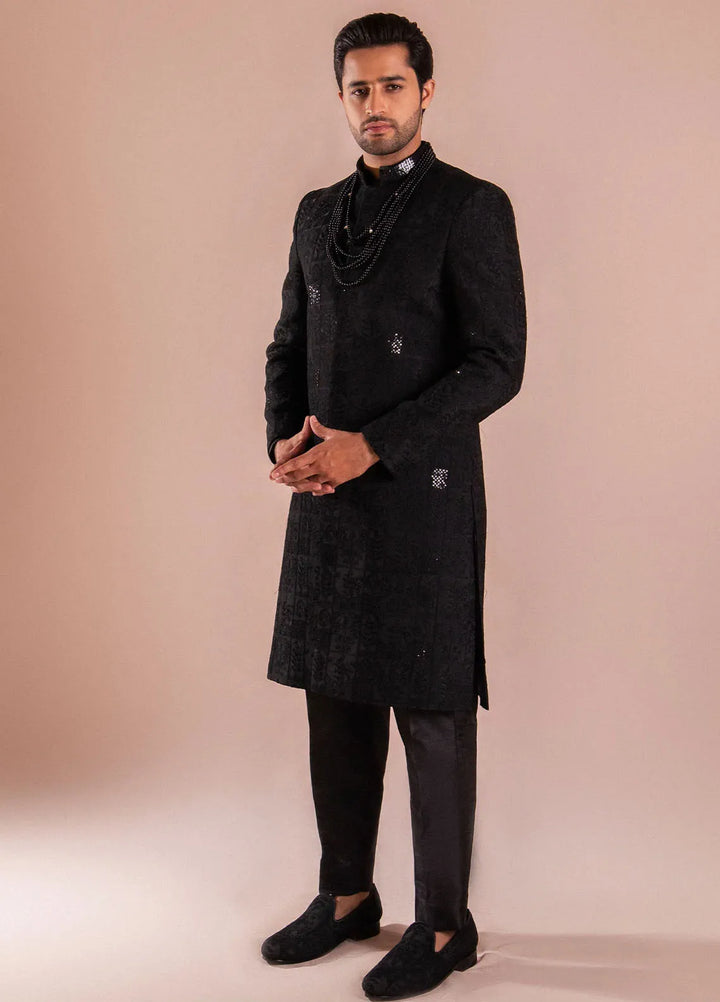 Ahmad Raza Pret Embroidered Silk 4 Piece Suit AR-9003