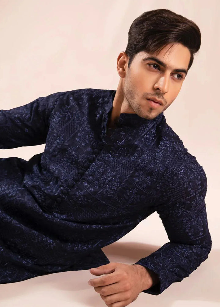 Ahmad Raza Wash N Wear Embroidered Men Kurta Pajama -  AR5105