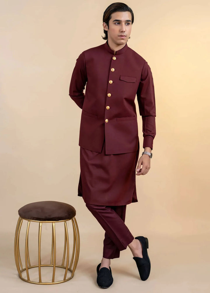 Ahmad Raza Wash n Wear Formal Men 3 Piece Suit - AR5136
