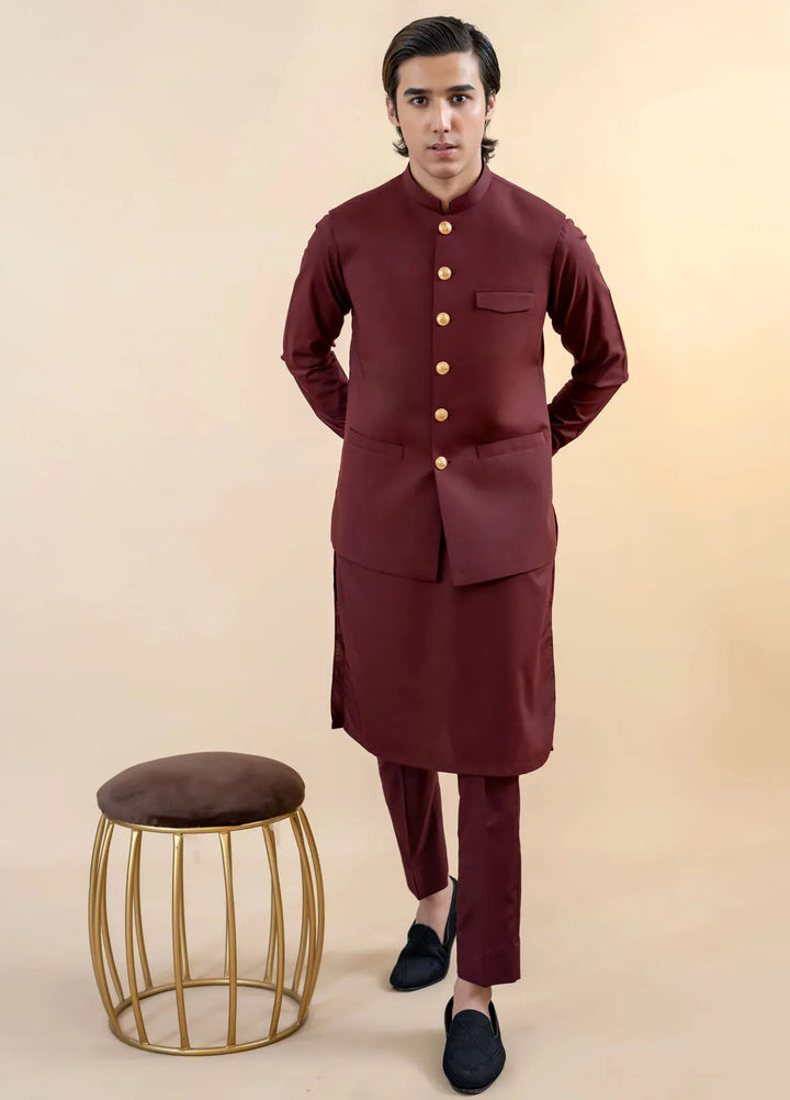 Ahmad Raza Wash n Wear Formal Men 3 Piece Suit - AR5136