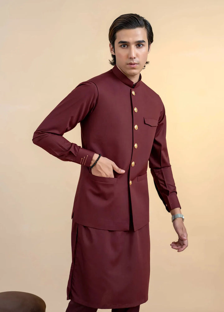 Ahmad Raza Wash n Wear Formal Men 3 Piece Suit - AR5136