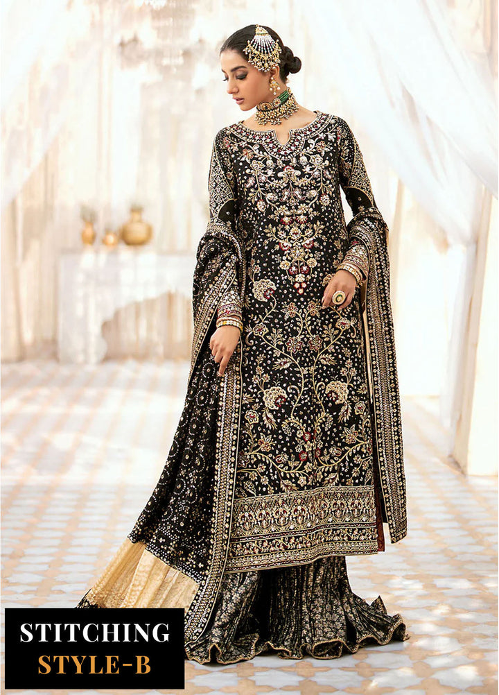 AIK Atelier Embroidered Silk Suits Unstitched 3 Piece AIK24WF Look 04 - Wedding Collection