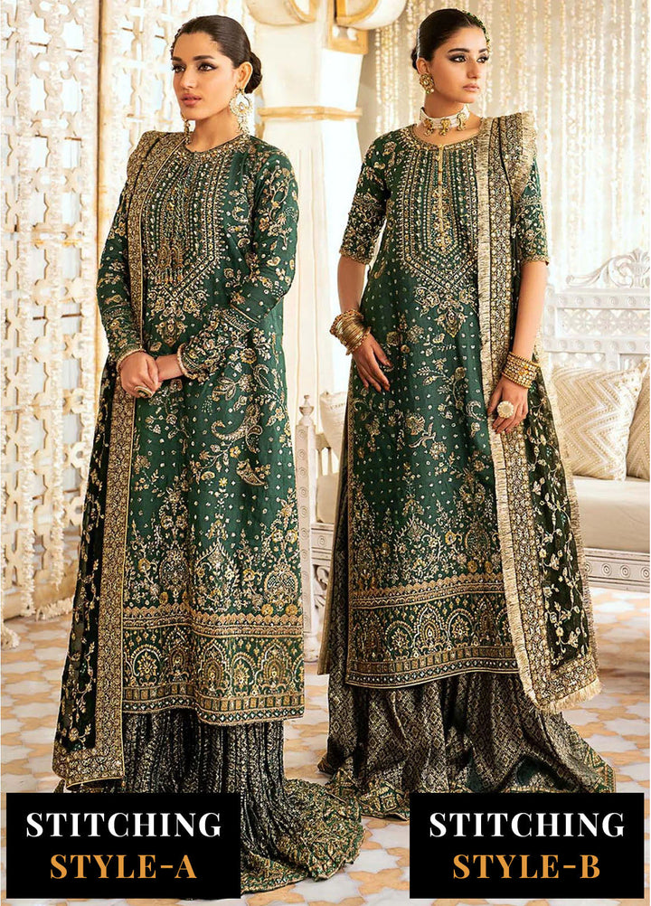 AIK Atelier Embroidered Silk Suits Unstitched 3 Piece AIK24WF Look 07 - Wedding Collection