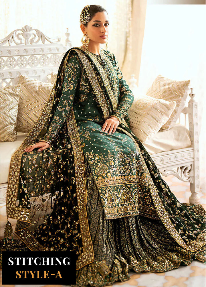 AIK Atelier Embroidered Silk Suits Unstitched 3 Piece AIK24WF Look 07 - Wedding Collection