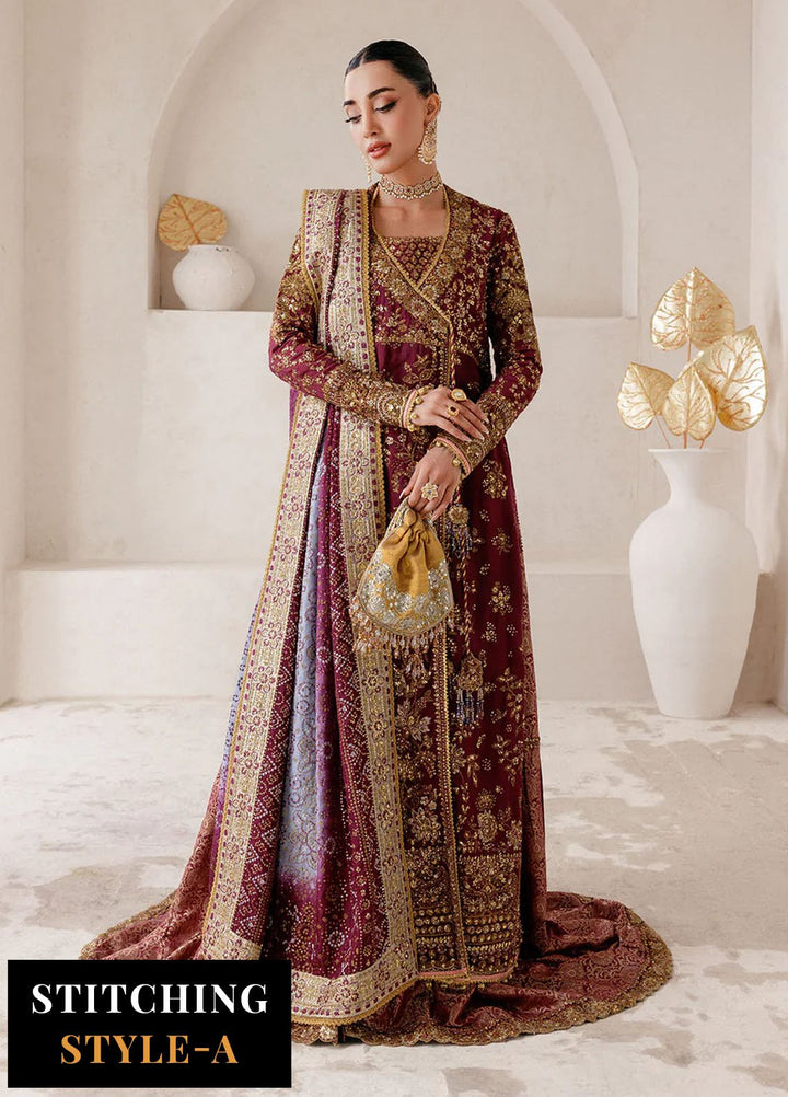 Aik Atelier Embroidered Silk Suits Unstitched 3 Piece AIK25WU D-04 - Formals Collection