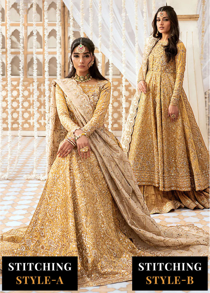 AIK Atelier Embroidered Tissue Suits Unstitched 3 Piece AIK24WF Look 09 - Wedding Collection