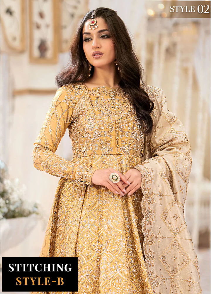 AIK Atelier Embroidered Tissue Suits Unstitched 3 Piece AIK24WF Look 09 - Wedding Collection