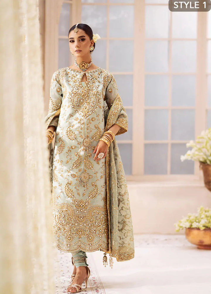 AIK Atelier Embroidered Tissue Suits Unstitched 3 Piece AIK24WF2 Look 03 - Wedding Collection