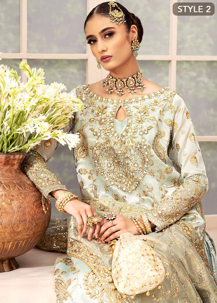 AIK Atelier Embroidered Tissue Suits Unstitched 3 Piece AIK24WF2 Look 03 - Wedding Collection