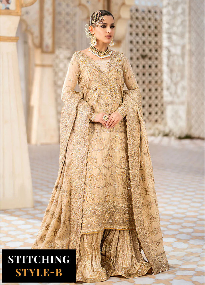AIK Atelier Embroidered Zari Suits Unstitched 3 Piece AIK24WF Look 02 - Wedding Collection