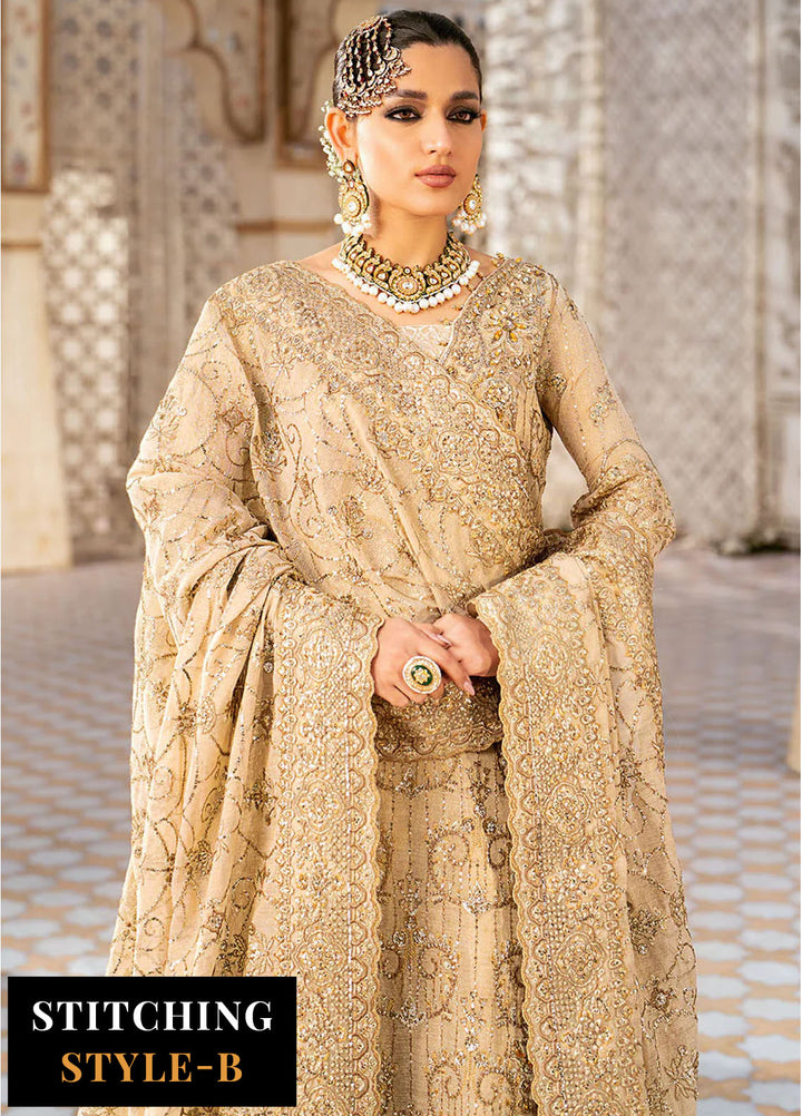 AIK Atelier Embroidered Zari Suits Unstitched 3 Piece AIK24WF Look 02 - Wedding Collection