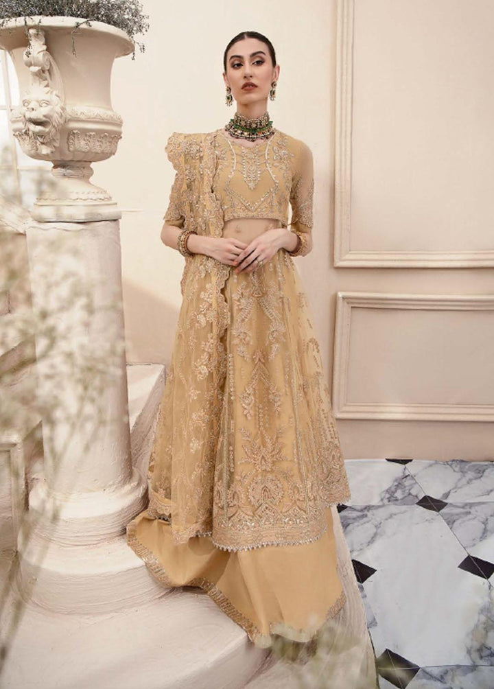Lumiere By AIK Atelier Embroidered Organza Suits Unstitched 3 Piece AIK22L Look 06 - Luxury Collection