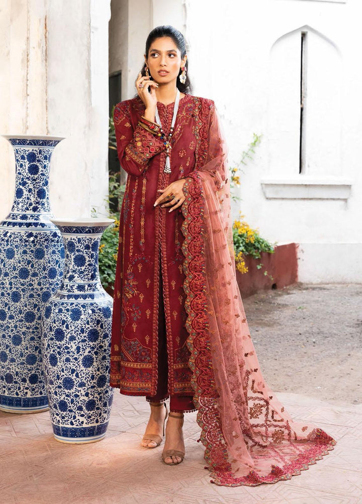 AIK Atelier Embroidered Lawn Suits Unstitched 3 Piece AIK23M Look 06 - Festive Collection