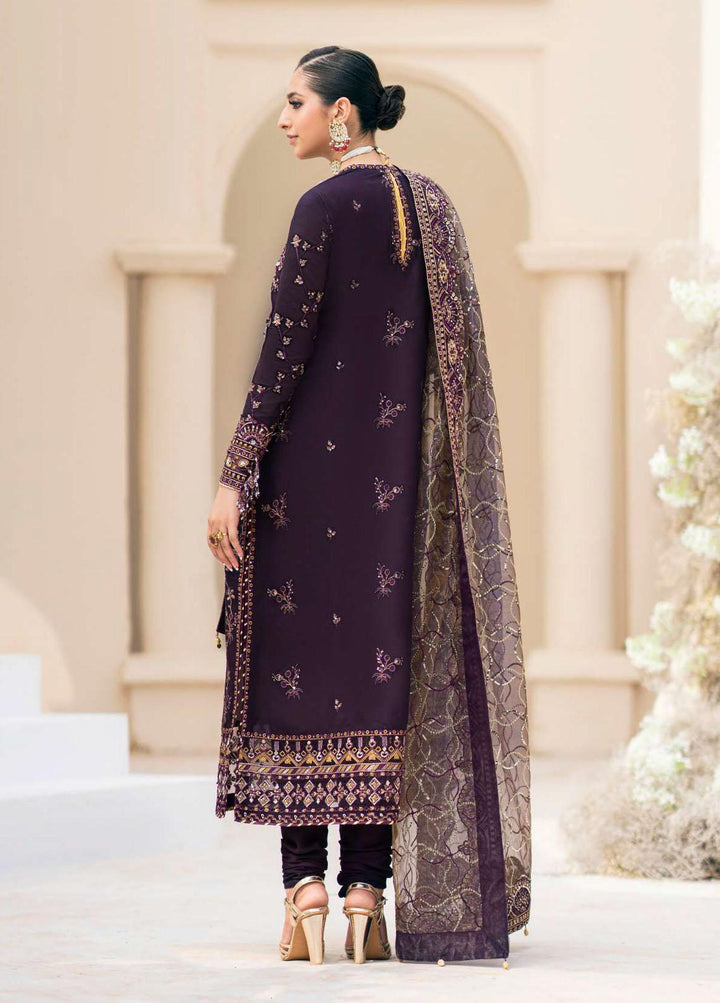 AIK Atelier Embroidered Silk Suits Unstitched 3 Piece AIK23WD Look 10 - Wedding Collection