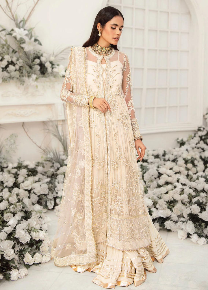 AIK Atelier Embroidered Net Suits Unstitched 3 Piece AIK22WF Look-06 - Luxury Collection