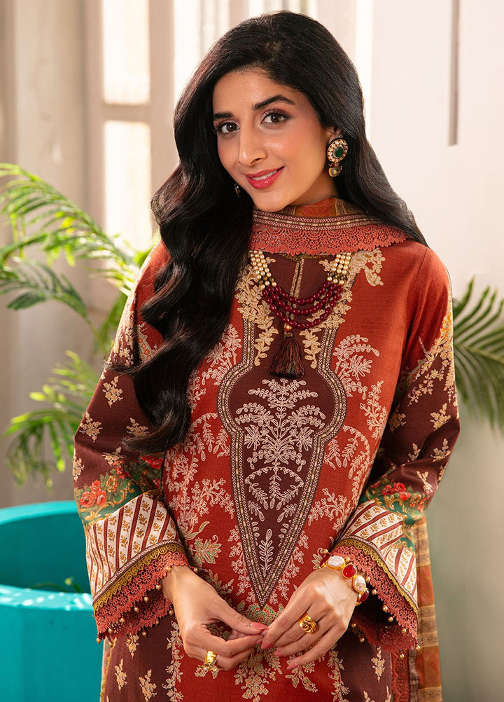 Aira by Asim Jofa Embroidered Dobby Suits Unstitched 3 Piece AJ24AS AJAR-14 - Summer Collection