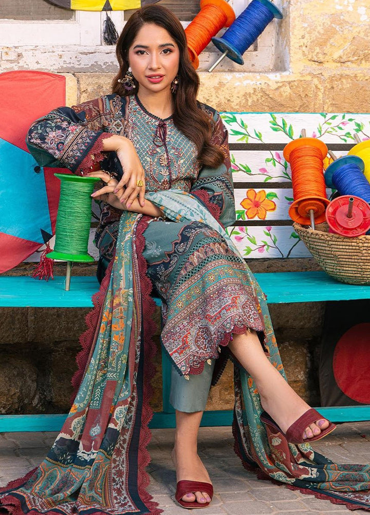 Aira by Asim Jofa Embroidered Jacquard Suits Unstitched 3 Piece AJ24AS AJAR-01 - Summer Collection