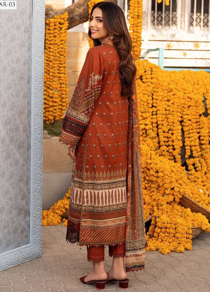 Aira by Asim Jofa Embroidered Jacquard Suits Unstitched 3 Piece AJ24AS AJAR-03 - Summer Collection
