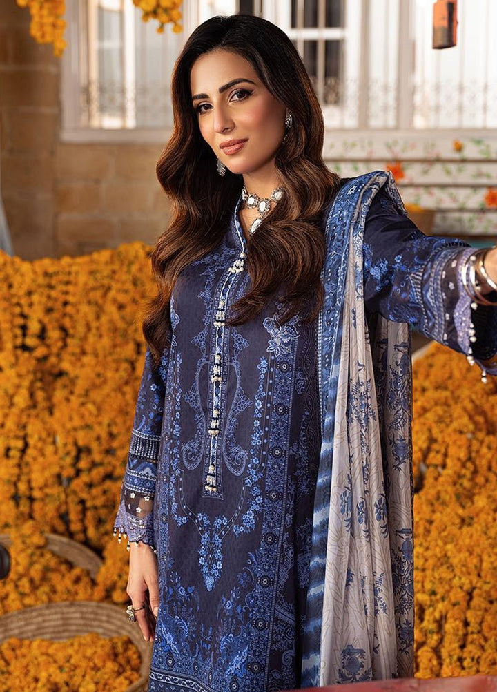 Aira by Asim Jofa Embroidered Jacquard Suits Unstitched 3 Piece AJ24AS AJAR-09 - Summer Collection