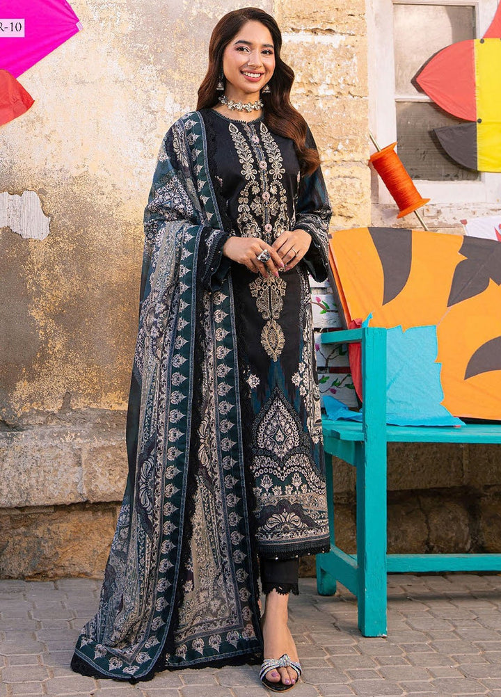 Aira by Asim Jofa Embroidered Jacquard Suits Unstitched 3 Piece AJ24AS AJAR-10 - Summer Collection