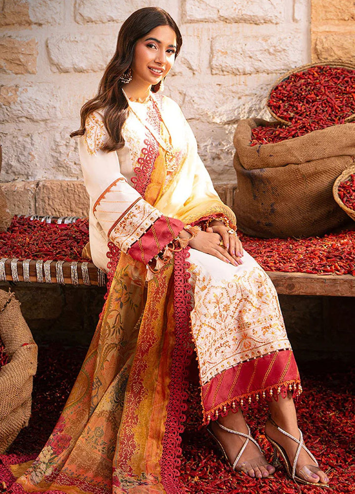 Aira by Asim Jofa Embroidered Jacquard Suits Unstitched 3 Piece AJ24AS AJAR-30 - Summer Collection