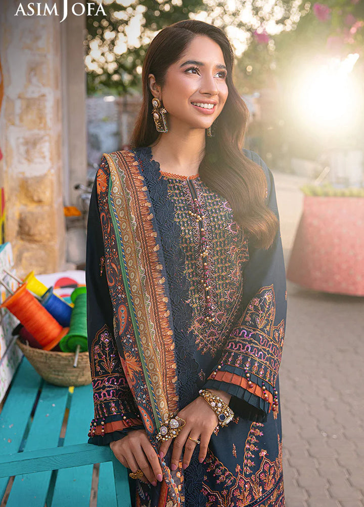 Aira by Asim Jofa Embroidered Lawn Suits Unstitched 3 Piece AJ24AS AJAR-36 - Summer Collection