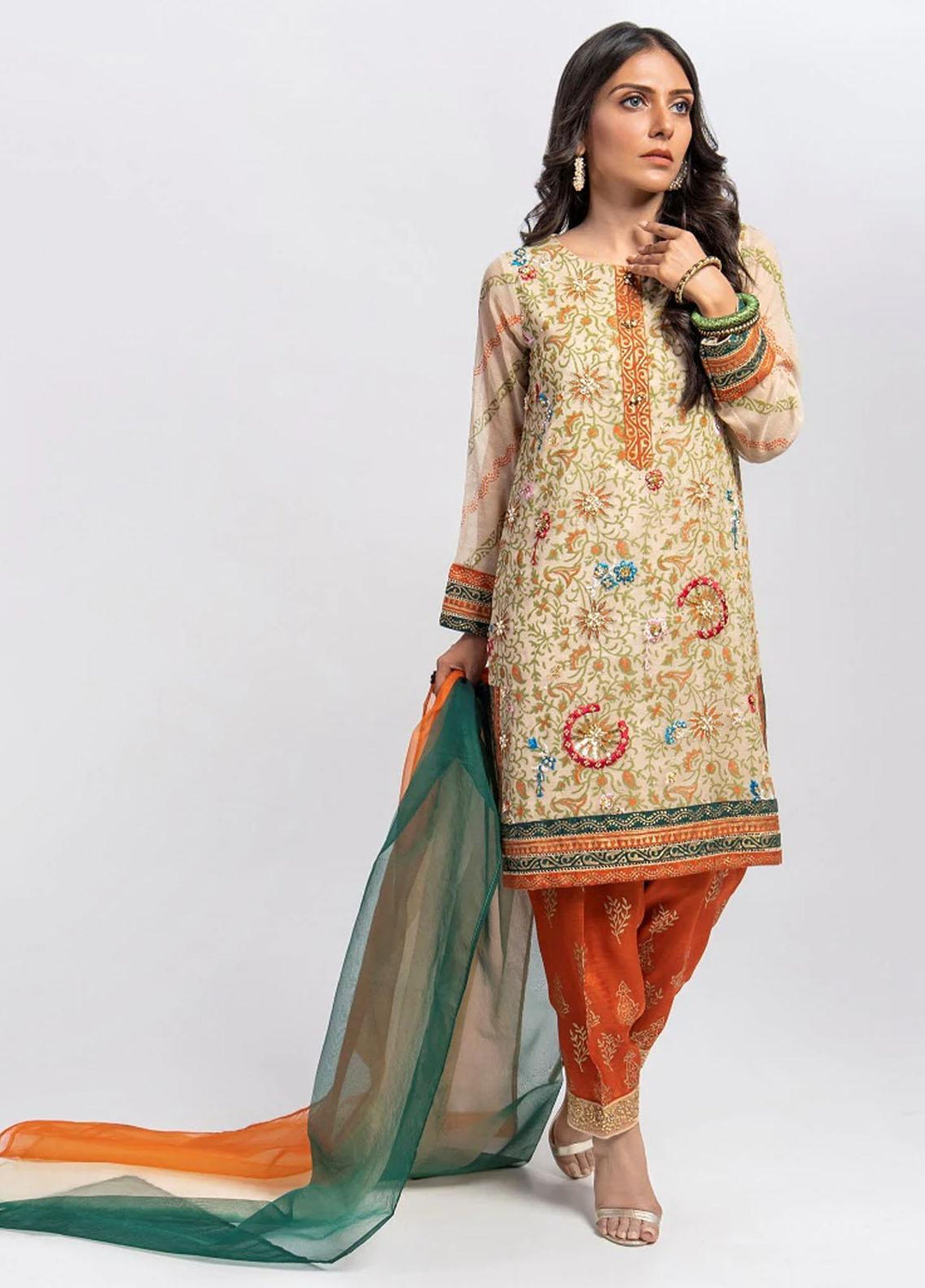 Aisha Fatema Luxury Pret  Khaadi Net 2 Piece Bouvardia