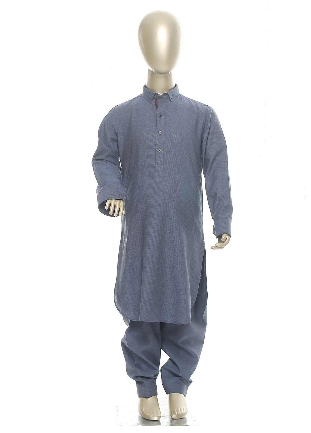Aizaz Zafar Wash N Wear Formal Shalwar Kameez for Boys - AZ21K 271 Grey