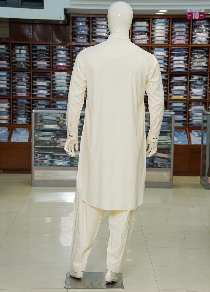 Aizaz Zafar Wash N Wear Formal Kameez Shalwar for Men -  D-685 Boski