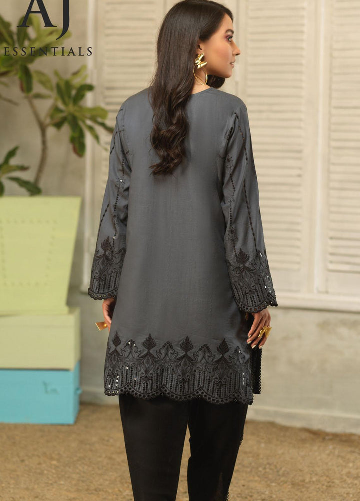AJ Essentials by Asim Jofa Embroidered Cotton Suits Unstitched 2 Piece AJ22AJ AJES-12 - Summer Collection