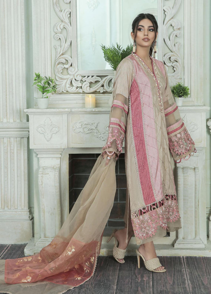 AJR Couture - Abbas Jamil Rajpoot Luxury Pret   3 Piece Suit JADE LXP-10