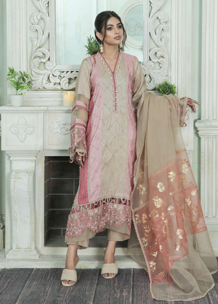 AJR Couture - Abbas Jamil Rajpoot Luxury Pret   3 Piece Suit JADE LXP-10