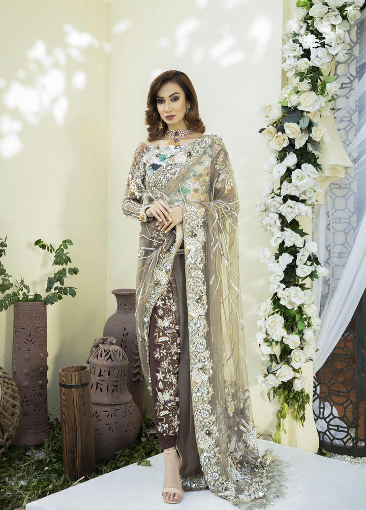 AJR Couture - Abbas Jamil Rajpoot Luxury Pret Bridal Khaadi Saree AJR22BRD MEHRMA