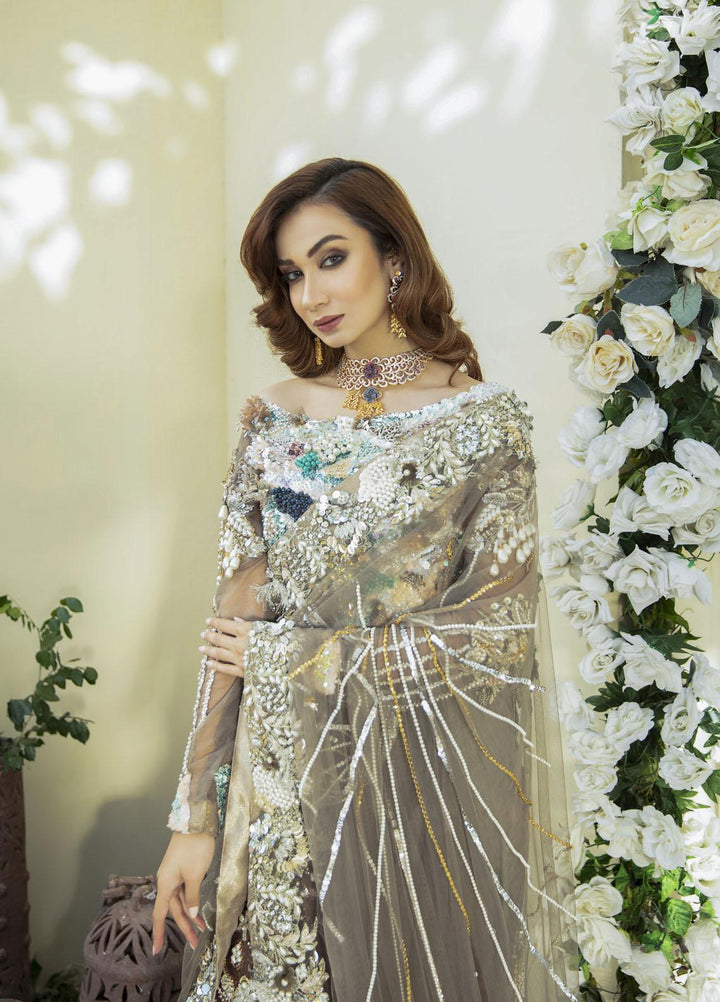 AJR Couture - Abbas Jamil Rajpoot Luxury Pret Bridal Khaadi Saree AJR22BRD MEHRMA