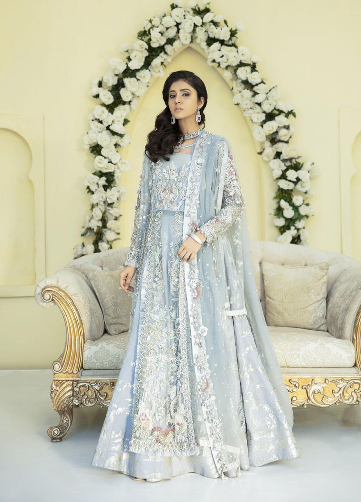 AJR Couture - Abbas Jamil Rajpoot Luxury Pret Bridal Net 2 Piece Dress AJR22BRD ZOEY