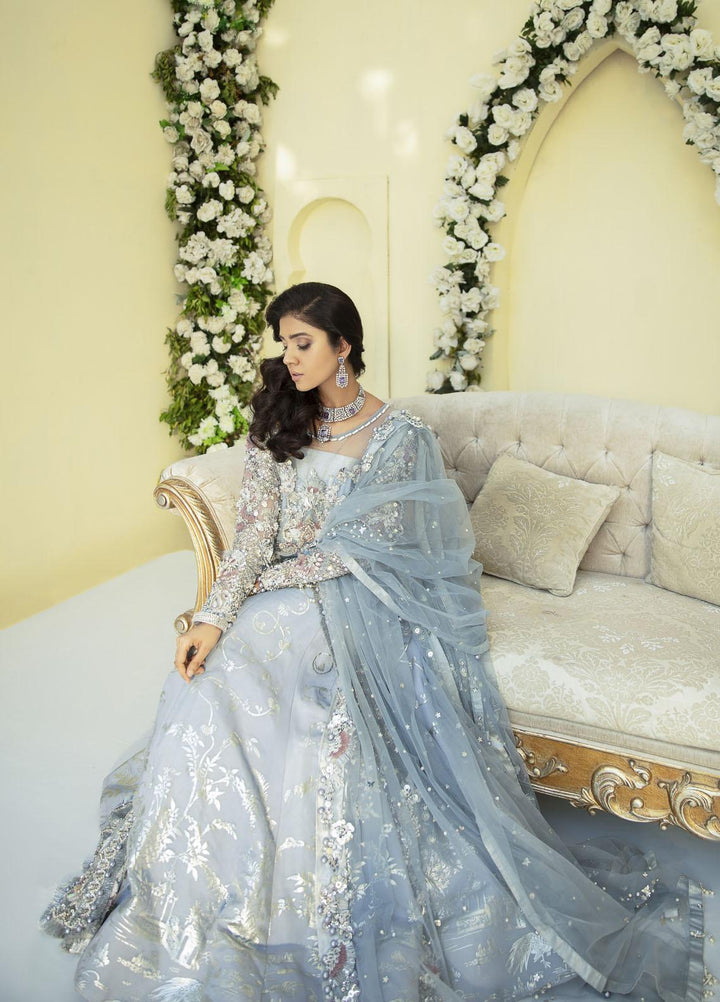 AJR Couture - Abbas Jamil Rajpoot Luxury Pret Bridal Net 2 Piece Dress AJR22BRD ZOEY