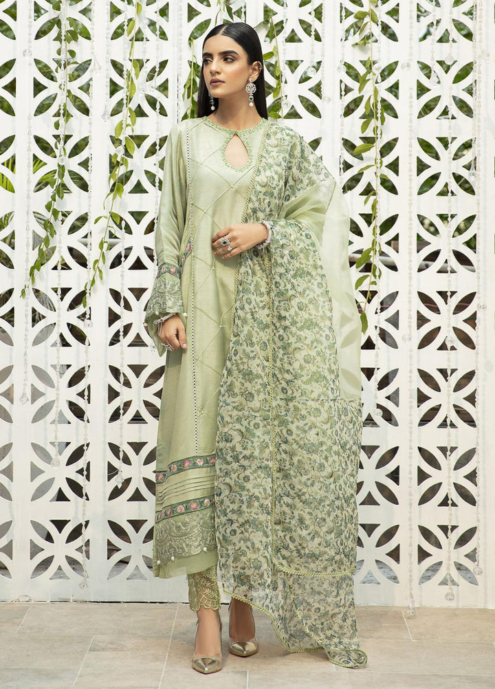 AJR Couture - Abbas Jamil Rajpoot Luxury Pret  Raw Silk 3 Piece Dress AJR21P LP-02 Lilly