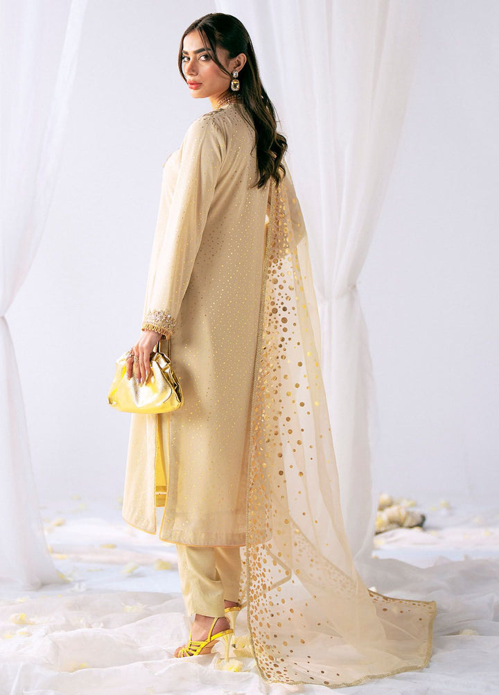 AJR Couture Pret Embroidered Georgette 3 Piece Suit SLUMBER