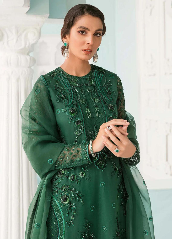 Elinor By Akbar Aslam Embroidered Organza Suits Unstitched 4 Piece  Nolana - Luxury Collection