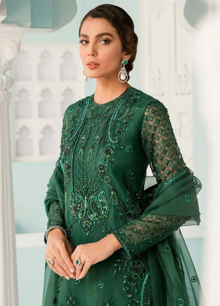 Elinor By Akbar Aslam Embroidered Organza Suits Unstitched 4 Piece  Nolana - Luxury Collection