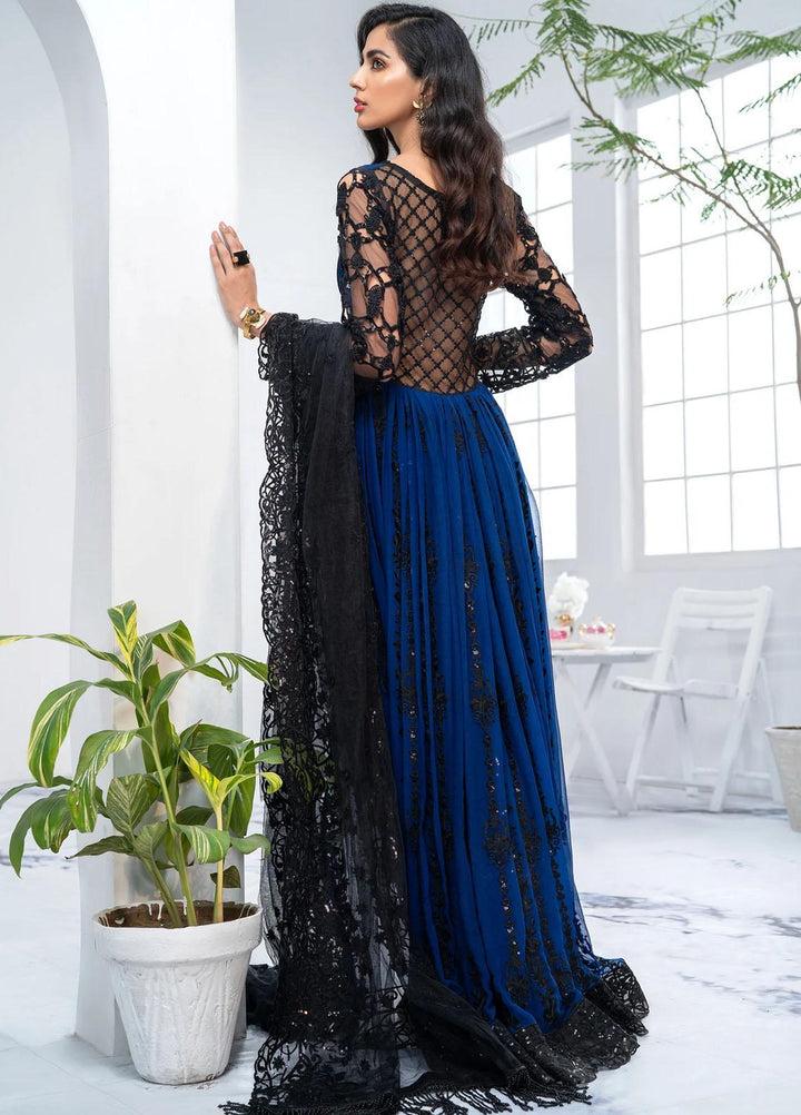 Akbar Aslam Embroidered Chiffon Suits Unstitched 3 Piece AA21F AW05 NIGHTINGALE - Festive Collection