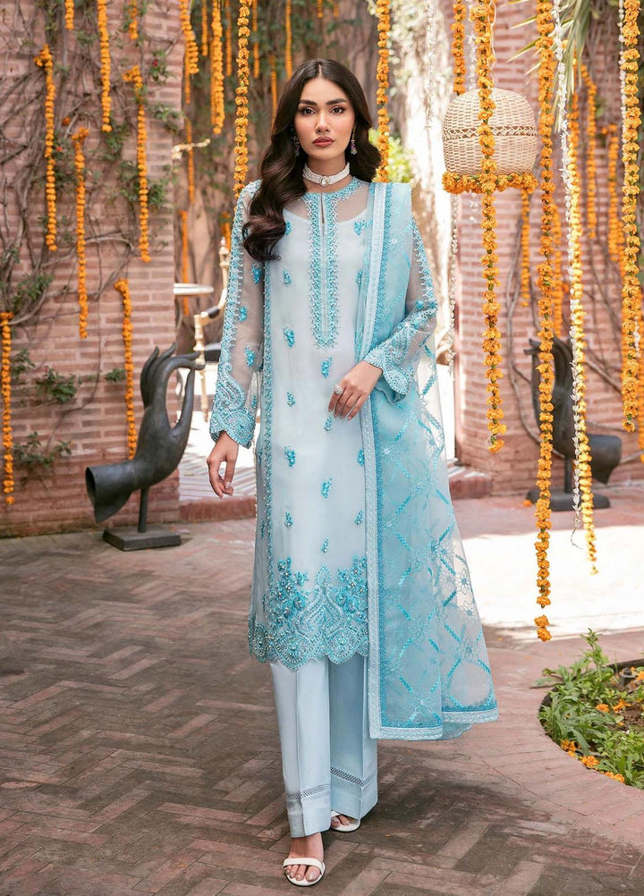 Akbar Aslam Luxury Pret  Khaadi Net 3 Piece Suit AA22P YE