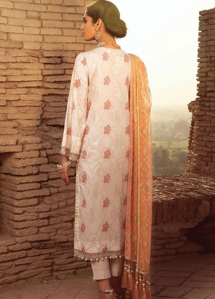 Al Karam Embroidered Lawn Suits Unstitched 3 Piece AK21F FC-21H-21 - Summer Collection
