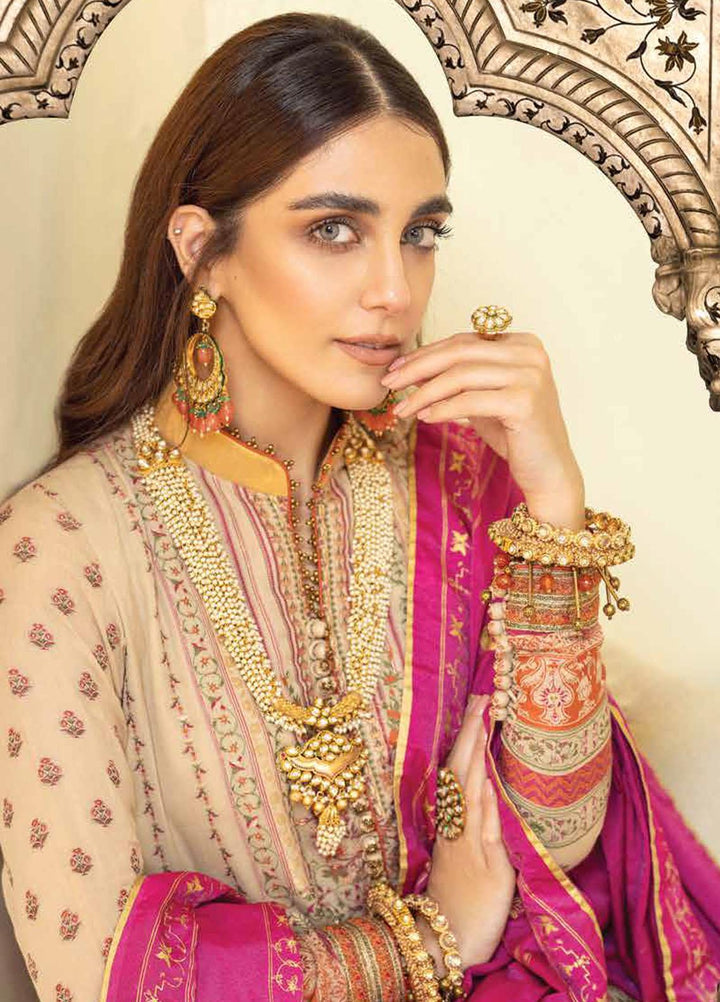 Al Karam Embroidered Jacquard Suits Unstitched 3 Piece AK21FW FC-W-10C-21-3 - Winter Collection