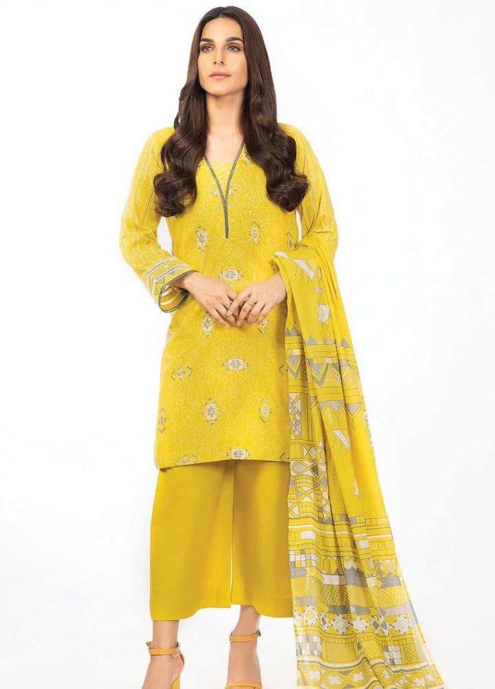 Al Karam Embroidered Cambric Suits Unstitched 2 Piece MS-39.1-22 AK22-SS3 - Winter Collection