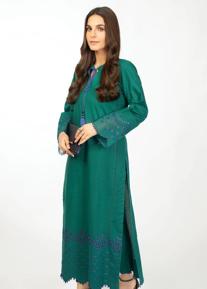 Al Karam Embroidered Dobby  Unstitched Kurties MS-44.1-22 AK22-SS3 - Winter Collection