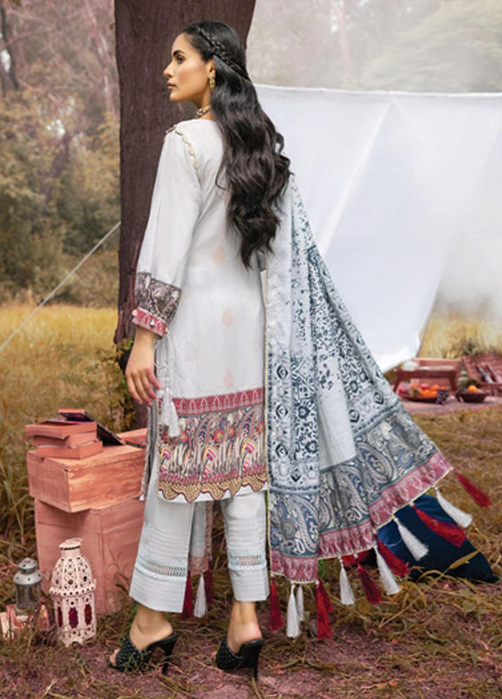 Al Zohaib Embroidered Linen Suits Unstitched 3 Piece AZ21WB D-09 - Winter Collection